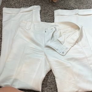Banana Republic white trouser pant